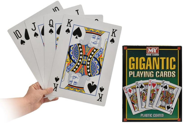 Giant Playing Cards - A4 Size TY4911 for Fun & Games